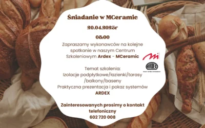Śniadanie w Centrum Szkoleniowym Ardex – MCeramic