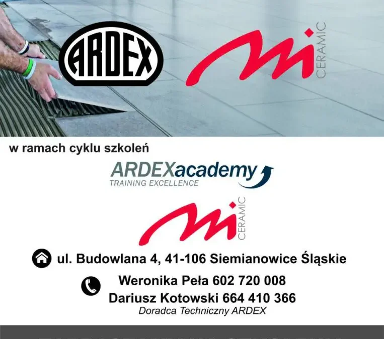 CENTRUM SZKOLENIOWE ARDEX – MCERAMIC