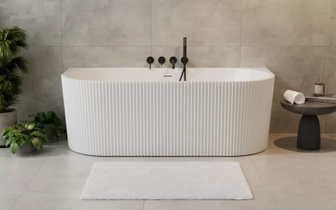 Besco Leya – ryflowana wanna wolnostojąca – połączenie stylu i komfortu