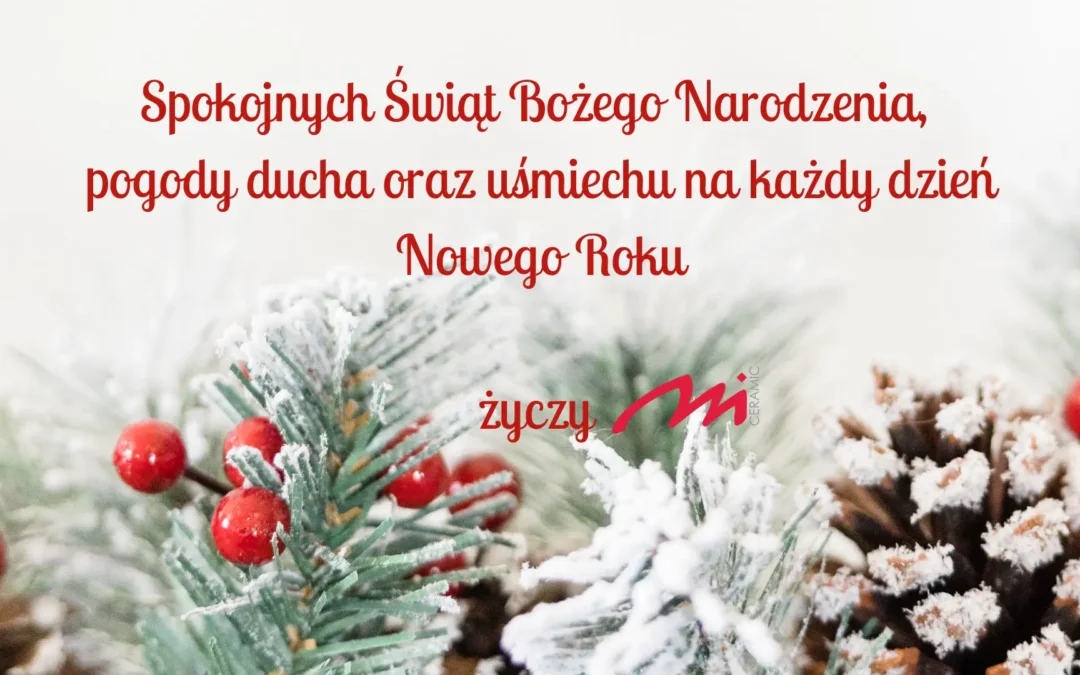 Spokojnych Świąt Bożego Narodzenia!