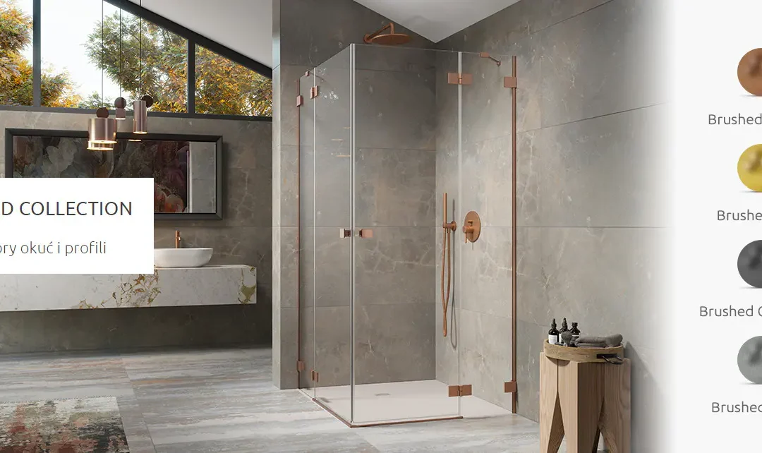 Nowe szczotkowane wykończenia w Radaway! Brushed Collection
